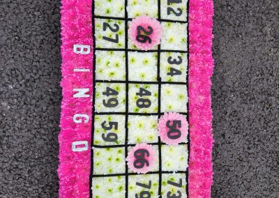 bingo tribute in pink