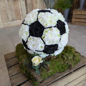 Bespoke Football Funeral Tribute