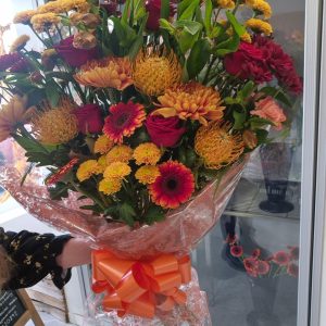 Deluxe Autumnal Florist Choice Traditional Bouquet